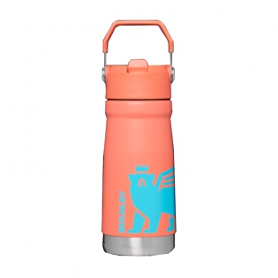 GARRAFA TERMICA STANLEY FLIP STRAW BOTTLE GUAVA 500ML C/AL€A*