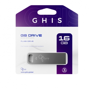 PENDRIVE GHIS 16GB GHP16M1 METAL FLASH DRIVE 2.0