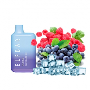 POD ELF BAR BC-5000 5000PUFF BLUE RAZZ ICE 5%