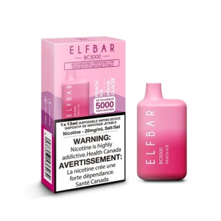 POD ELF BAR BC-5000 5000PUFF PEACH ICE 5%