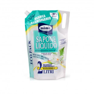 SABONETE LIQUIDO MILMIL BAGNO SCHIUMA MUSCHIO BIANCO 2L