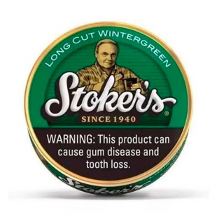 TABACO STOKERS LONG CUT WINTERGREEN 34GR 1PC