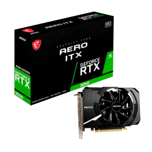 PLACA DE VÍDEO RTX3050 MSI AERO ITX8G OC 8GB GDDR6