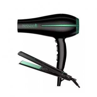 KIT SECADOR + PRANCHA GAMA ELEGANCE MATCHA 220V 2200W 900/7149