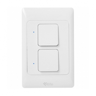 INTERRUPTOR SMART 4LIFE  FL811-2 COM 2 INTERRUPTOR WHITE BIVOLT
