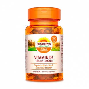 VITAMINA D3 SUNDOWN 125MCG 5000IU 150 COMPRIMIDOS
