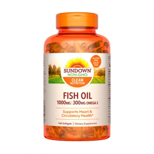 VITAMINA FISH OIL SUNDOWN 1000MG 300MG 144 COMPRIMIDOS