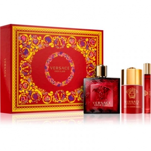 VERSACE EROS FLAME KIT MEN 100ML EDP+10ML+75ML