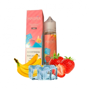 JUICE VAPE E.LIQUID MAGNA ICE STRAWBERRY BANANA 3MG 60ML