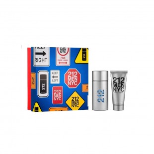 CAROLINA HERRERA 212 KIT MEN 100ML+AFTER GEL 100ML