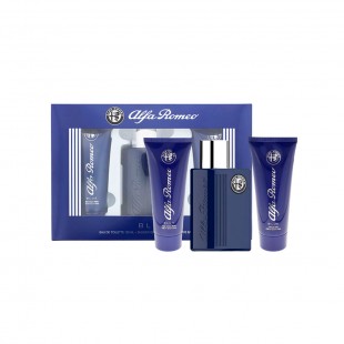 ALFA ROMEO BLUE KIT MEN 125ML EDT+SHOWER GEL 100ML+AFTER 100ML