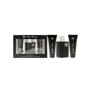ALFA ROMEO BLACK KIT MEN 125ML EDT+SHOWER GEL 100ML+AFTER100ML