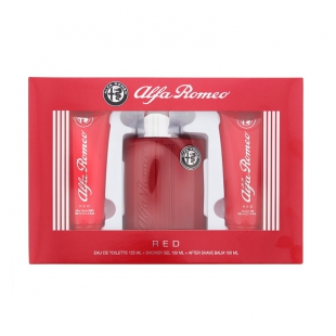 ALFA ROMEO RED KIT MEN 125ML EDT+SHOWER GEL 100ML+AFTER100ML