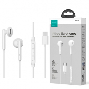 FONE JOYROOM JR-EC05 1.2M TYPE-C BRANCO
