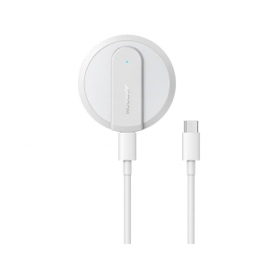 CARREGADOR WIRELESS JOYROON JR-A28 MAGSAFE USB-C 15W BRANCO