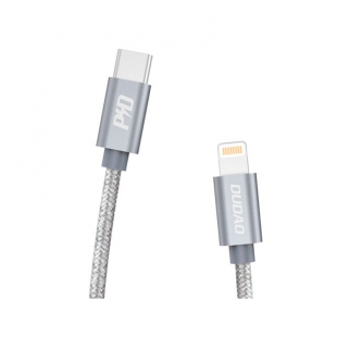 CABO USB-C DUDAO L5PRO IPHONE 1MTS CINZA