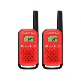 TALK ABOUT MOTOROLA T-110 16MILHAS/25KM PRETO/VERMELHO