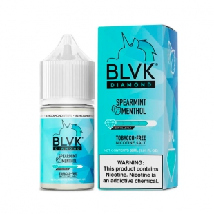 JUICE VAPE E.LIQUID BLVK DIAMOND SALT BLACK MENTHOL 50MG 30ML