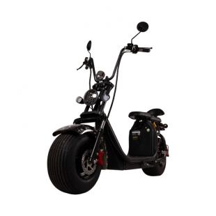 MOTO ELETRICA HARLEY GHIS C07 PRETO RAIO 2000W 60V 20A F/ CHA 1 BATERIA