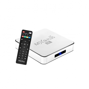 BOX TV- MXQ PLUS 8K 16+128GB BRANCO INTERNET/ANDROID 7.1