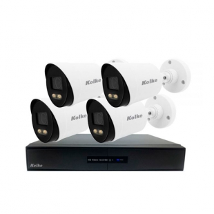 CCTV DVR KOLKE KIT KUK-445-628496 8 CHANNEL CCTV H.265/2.0MP