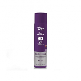 MÁSCARA MAGIC COLOR MATIZADOR 3D BLOND EFEITO CINZA 300ML