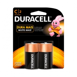 PILHA ALCALINA DURACELL C/2 1.5V