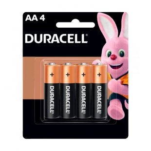 PILHA ALCALINA DURACELL AA/4 1,5V MN1500B4 001029