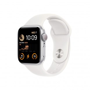 APPLE WATCH GN2 SE 44MM MNTJ3LL/A GPS SILVER/WHITE M/L