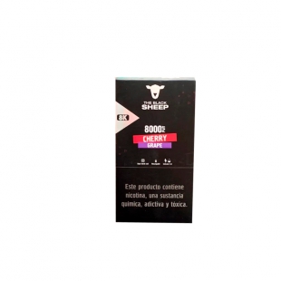 CIGARRO DESC POD THE BLACK SHEEP 8K 8000PUFF CHERRY GRAPE 2.% NIC