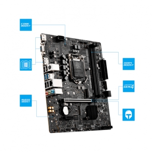 MB 1200 11¦ MSI H510M-B PRO S/V/R/DDR4/HDMI/M.2/ATX