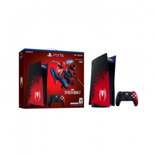 GAME PS5 825GB EUA CFI-1215A 4K E 8K SPIDERMAN 2 PRETO VERMELHO