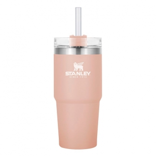 COPO TERMICO STANLEY ADVENTURE ROSA 591ML COM TAMPA/CANUDO