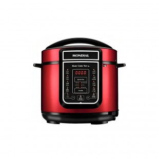 PANELA DE PRESSAO MONDIAL PE-39 5L 110V VERMELHO PRETO