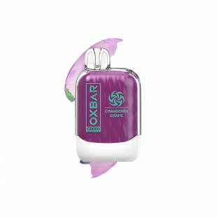CIGARRO DESC POD OXBAR G8000 8000PUFF CRANBERRY GRAPE 5% 16ML
