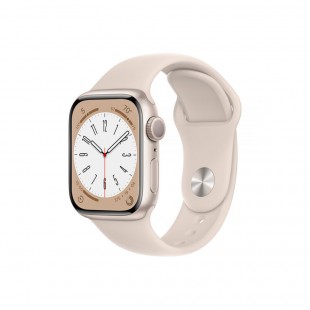 APPLE WATCH S8 45MM MNUP3LL/A GPS STARLIGHT ALUM S/M