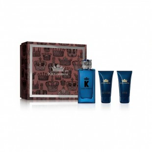 DOLCE GABBANA KING KIT MEN 100ML EDP+50ML AFTER+SHOWER 50ML