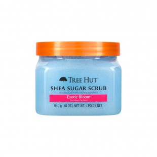 TREE HUT EXFOLIANTE EXOTIC BLOOM SHEA SUGAR SCRUB 510ML