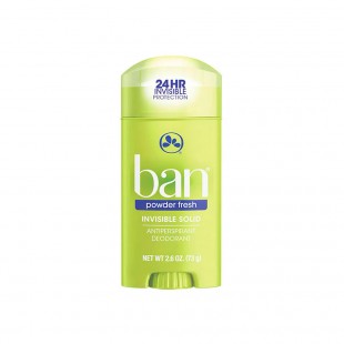 DESODORANTE BAN STICK POWDER FRESH INVISIBLE SOLID 73G