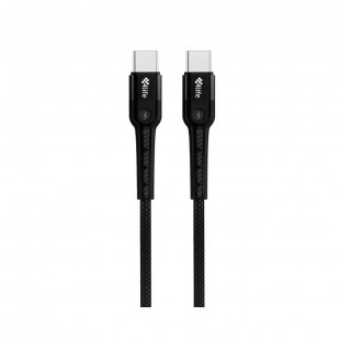  CELULAR CABO USB-C 4LIFE FLT2CC602B TYPE-C 2MTS PRETO 