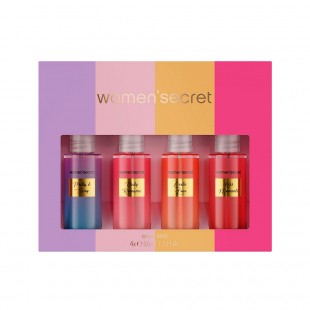 KIT SPLASH WOMEN SECRET BODY MIST 4 X 50ML
