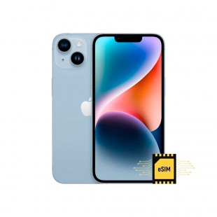 APPLE GRADE A IPHONE 14 256GB BLUE ESIM SO APA/ 30 DIAS GARANTIA