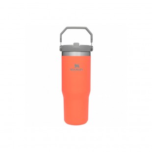 GARRAFA TERMICA STANLEY CLASSIC FLIP STRAW TUMBLE CORAL 887ML