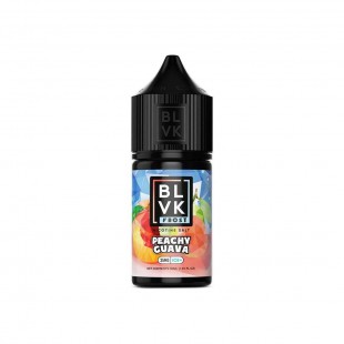 JUICE VAPE E.LIQUID BLVK SALT FROST PEACHY GUAVA+ICE 35MG 30ML