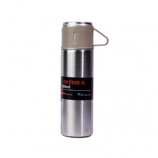 GARRAFA TERMICA LU STAR BEER PINTS LU23063 INOX 500ML + 2 CANECA