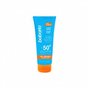 PROTETOR SOLAR FACIAL BABARIA SENSITIVE ANTI AGE SPF 50+ 75ML