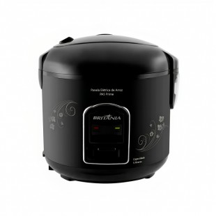 PANELA DE ARROZ BRITANIA PA5 PRIME PRETO 5 XICARAS/400W/110V