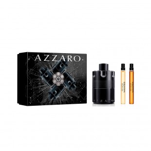 AZZARO WANTED THE MOST INTENSE KIT MEN 100ML EDP+10ML+10ML EDP