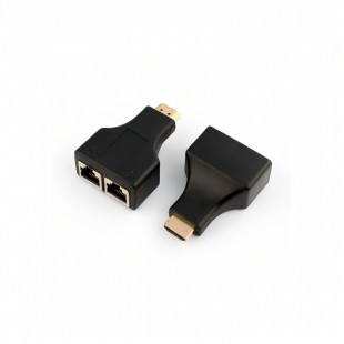 ADAPTADOR HLD HDMI EXTENSAO RJ45 30MT PRETO