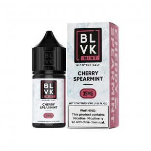 JUICE VAPE E.LIQUID BLVK SALT MINT CHERRY SPEARMINT 35MG 30ML